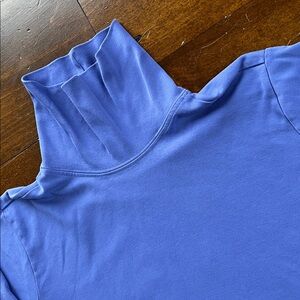 L.L.BEAN Purple 100% Supima Cotton Turtleneck Size 1X